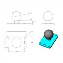 RAM Mounts RAM-202U-23 asennussarja