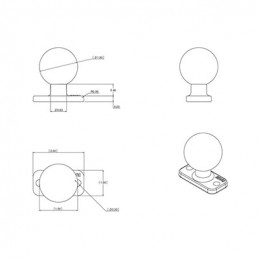 RAM Mounts RAM-202U-12 asennussarja