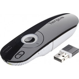 Targus Laser Presentation Remote Wifi-esittelylaite Musta, Harmaa