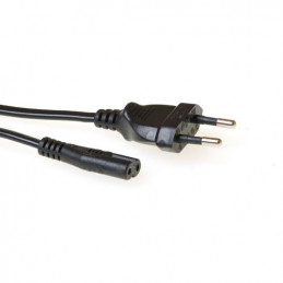 ACT 230V connection cable Euro male - C7 female 1.5 m Musta 1,5 m