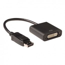 ACT AK3985 videokaapeli-adapteri 0,15 m DisplayPort DVI Musta