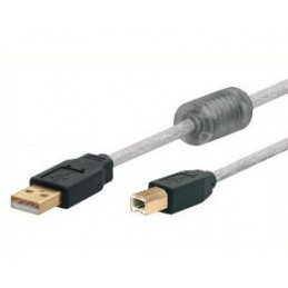 Tecline 5m USB 2.0 A - B USB-kaapeli USB A USB B Hopea
