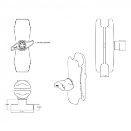 RAM Mounts RAM-D-201U asennussarja