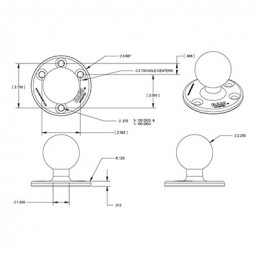 RAM Mounts RAM-D-202U asennussarja