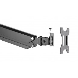 Deltaco ARM-0351 monitorin kiinnike ja jalusta 81,3 cm (32") Musta Vastaanotto