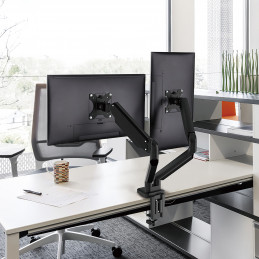 Deltaco ARM-0351 monitorin kiinnike ja jalusta 81,3 cm (32") Musta Vastaanotto