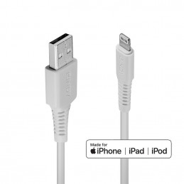 Lindy 31328 USB-kaapeli 3 m USB A Valkoinen