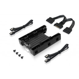 Icy Dock MB290SP-1B asemapaikkaan asennettava paneeli Tallennusaseman alusta Musta