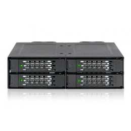 Icy Dock MB699VP-B asemapaikkaan asennettava paneeli Musta