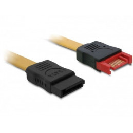 DeLOCK 0.5m SATA III SATA-kaapeli 0,5 m Ruskea