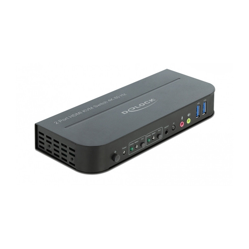DeLOCK 11481 KVM-kytkin Musta