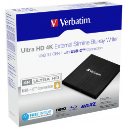 Verbatim 43888 levyasemat Blu-Ray DVD Combo Musta