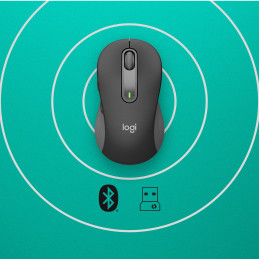 Logitech Signature M650 hiiri Oikeakätinen RF Wireless + Bluetooth Optinen 2000 DPI