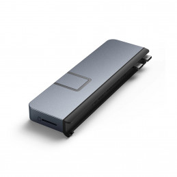 HYPER DUO PRO 7-in-2 USB-C Hub USB Type-C 104 Mbit s Harmaa