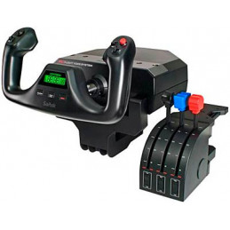 Logitech G Flight Yoke System Musta USB 2.0 Lentosimulaattori Analoginen Digitaalinen PC