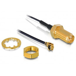 DeLOCK 88379 koaksiaaliliitin R-SMA 1 kpl