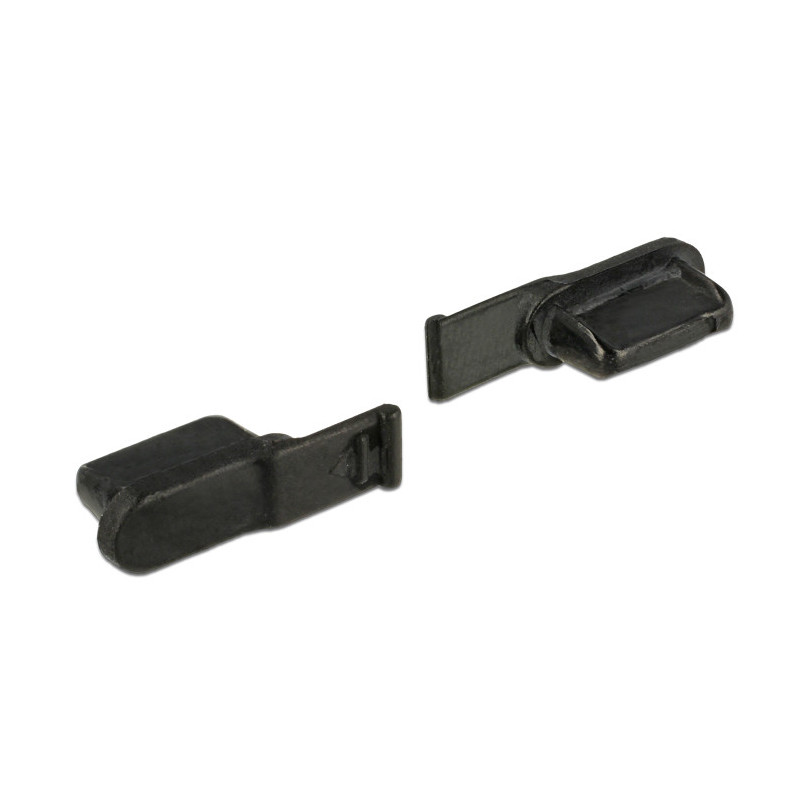 DeLOCK 64033 pistorasian kansi Musta 10 kpl