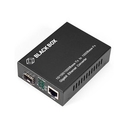 Black Box LGC211A verkon mediamuunnin Musta
