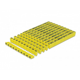 DeLOCK 18303 vaijerikiinnike Keltainen 260 kpl