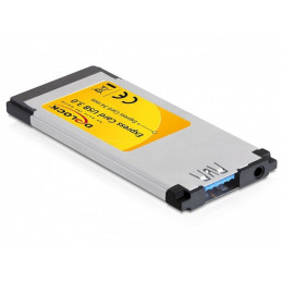 DeLOCK USB 3.0 Express Card liitäntäkortti -sovitin USB 3.2 Gen 1 (3.1 Gen 1)