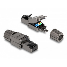 DeLOCK 86514 liitinjohto RJ-45 Musta