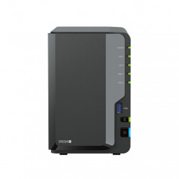 Synology DiskStation DS224+ NAS- ja tallennuspalvelimet Työpöytä Ethernet LAN Musta J4125