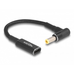 DeLOCK 60040 virta-adapteri ja vaihtosuuntaaja Sisätila Musta