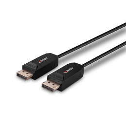 Lindy 38520 DisplayPort-kaapeli 10 m Musta