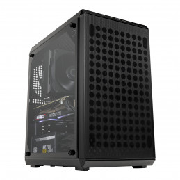 Cooler Master Q300L V2 Mini Tower Musta, Läpinäkyvä