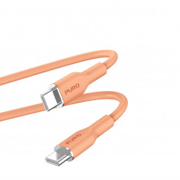 PURO PUUSBCUSBCICONLORA USB-kaapeli 1,5 m USB 3.2 Gen 1 (3.1 Gen 1) USB C Oranssi