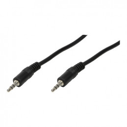 LogiLink 3.5mm - 3.5mm, 3m audiokaapeli Musta