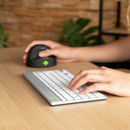 R-Go Tools Compact Break RGOCOUKWLWH näppäimistö Bluetooth QWERTY Englanti (UK) Valkoinen