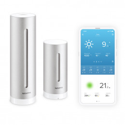 Netatmo NWS01-EC digitaalinen sääasema Alumiini Akku USB Wi-Fi