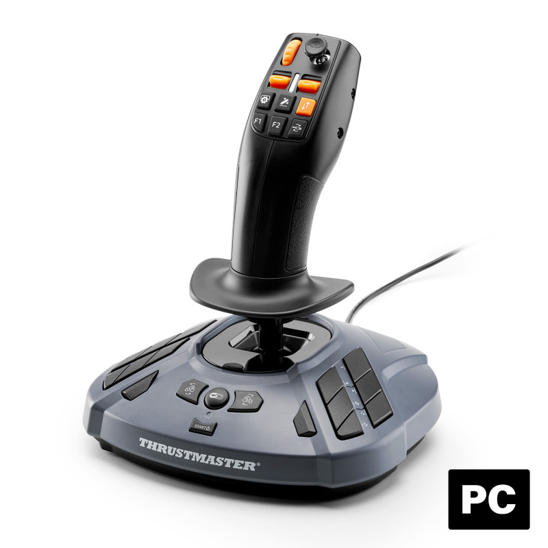 Thrustmaster SimTask FarmStick Harmaa USB Ohjaussauva Analoginen Digitaalinen PC