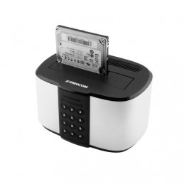 Freecom mDock Keypad Secure USB 3.2 Gen 1 (3.1 Gen 1) Type-C Musta, Harmaa