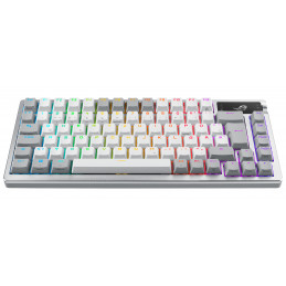ASUS ROG Azoth White näppäimistö USB + RF Wireless + Bluetooth Valkoinen
