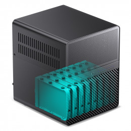 Jonsbo N3 tietokonekotelo Mini Tower Musta