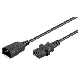 Microconnect C13 C14, 10 m Musta C13 liitin C14 liitin