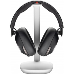 POLY Voyager Surround 85 UC -USB-C-kuulokemikrofoni + USB-C- A-sovitin + latausteline, Microsoft Teams -sertifioitu