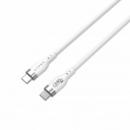 HYPER HJ4001WHGL USB-kaapeli 1 m USB 2.0 USB C Valkoinen