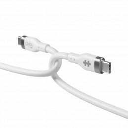 HYPER HJ4001WHGL USB-kaapeli 1 m USB 2.0 USB C Valkoinen
