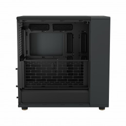 Fractal Design FD-C-NOR1X-01 tietokonekotelo Midi Tower Musta, Puuhiili