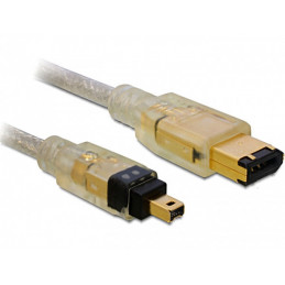 DeLOCK FireWire A A, 2.0m 2 m Harmaa