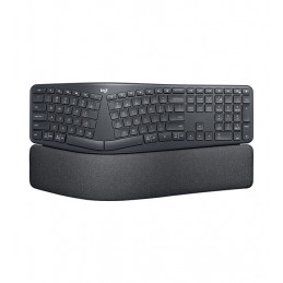 Logitech Ergo K860 näppäimistö RF Wireless + Bluetooth QWERTY Pohjoismainen Musta