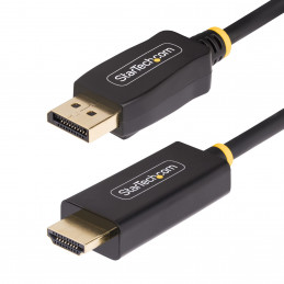 StarTech.com 3F-DP-HDMI-4K60-HDR videokaapeli-adapteri 1 m DisplayPort HDMI-tyyppi A (vakio) musta