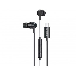 Sandberg USB-C A In-Earset with Line-Mic