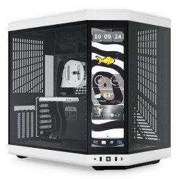 HYTE Y70 Touch Infinite Midi Tower musta, Valkoinen
