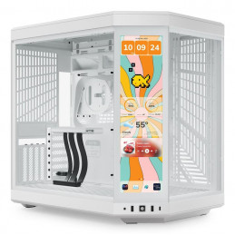 HYTE Y70 Touch Infinite Midi Tower Valkoinen