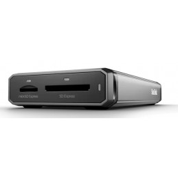 SanDisk PRO-READER kortinlukija USB 3.2 Gen 2 (3.1 Gen 2) Type-C musta, Harmaa