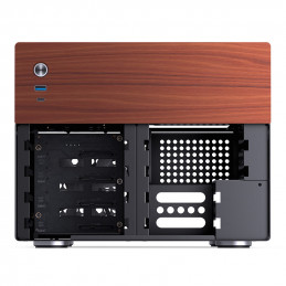 Jonsbo N4 Black Micro Tower musta